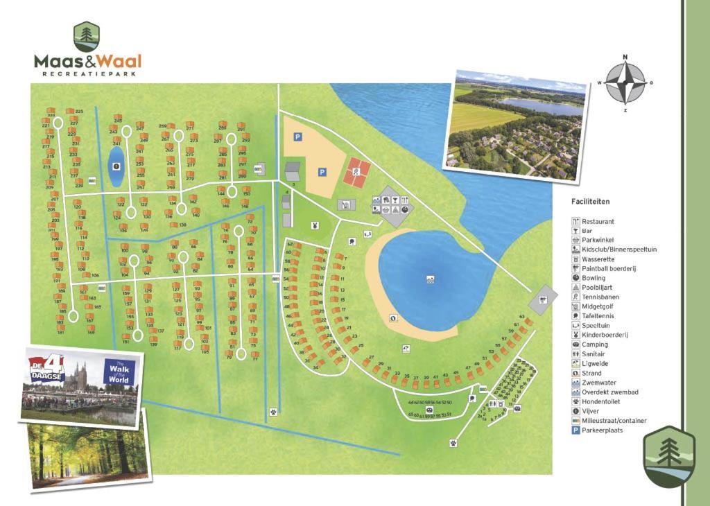 הוילה Ewijk Vakantiewoning Maas En Waal 195 מראה חיצוני תמונה